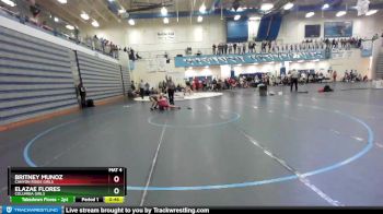 126G Cons. Round 3 - Elazae Flores, Columbia Girls vs Britney Munoz, Canyon Ridge Girls