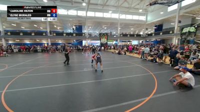 130 lbs Semifinal - Caroline Hilton, Unattached vs Elyse Morales, Unattached