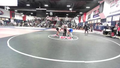 144 lbs Quarterfinal - Nathan Cauwel, Chino vs Bryson Floyd, San Clemente