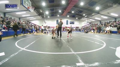 64 lbs Round Of 16 - Jaxsen Woolman, Vinita Kids Wrestling vs Keegan Davis, Morris Wrestling Association