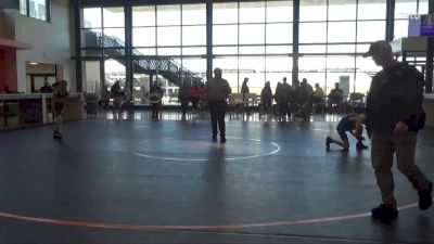 80 lbs 3rd Place Match - Wyatt Gaul, Delaware County Wrestling Club vs Cameron Hookom, Indee Mat Club