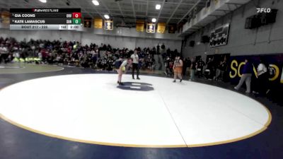 235 lbs Quarterfinal - Gia Coons, Orange Vista vs Kate Lamascus, Sonora