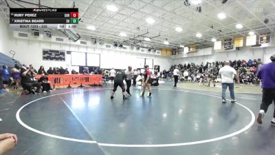 235 lbs Cons. Round 1 - Xristina Beard, South Hills vs Ruby Perez, Corona