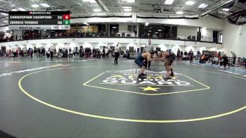 165 lbs Champ. Round 2 - Christopher Crawford, KD Training Center vs Zerrick Thomas, Unattached