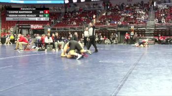 3A-285 lbs Quarterfinal - Cooper Martinson, Southeast Polk vs Keeron Harris-Veasley, Waterloo East