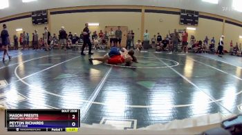 138 lbs Quarterfinal - Mason Presits, Wright Way Wrestling vs Peyton Richards, Rise Elite Club