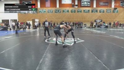 141 lbs Cons. Round 5 - Davonne Dixon, Mt San Antonio Community College vs Leo Champagne, Modesto Junior College