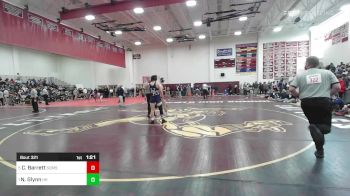 160 lbs Semifinal - Cooper Barrett, Somers vs Nicholas Glynn, Haddam-Killingworth