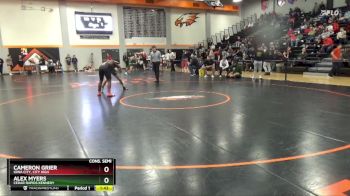 157 lbs Cons. Semi - Cameron Grier, Iowa City, City High vs Alex Myers, Cedar Rapids Kennedy