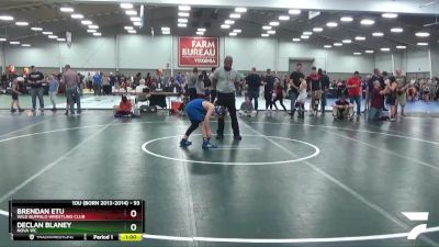 93 lbs Champ. Round 2 - Brendan Etu, Wild Buffalo Wrestling Club vs Declan Blaney, Nova WC