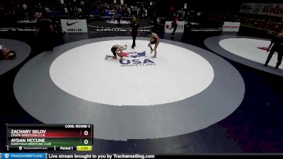 92 lbs Cons. Round 3 - Zachary Sklov, Legion Wrestling Club vs Aydan McCune, Sunnyvale Wrestling Club