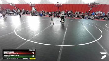 55-56 lbs Round 1 - Cohen Howarth, Wisconsin vs Eli Schmitz, Monroe Wrestling Club