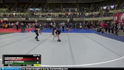 70 lbs Quarterfinal - Grayson Stenberg, Team Nazar vs Alexander Bragg, Pinnacle Wrestling Club