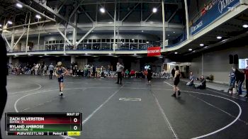 72 lbs Round 7 (8 Team) - Ryland Ambrose, AACO Allstars vs Zach Silverstein, Buxton