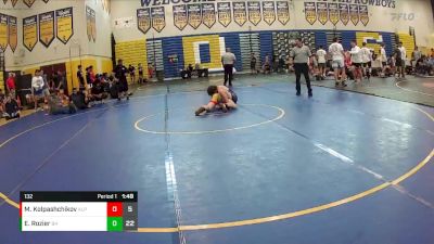 132 lbs Round 6 (8 Team) - Eli Rozier, Black Hive vs Mikhail Kolpashchikov, Alpha WC