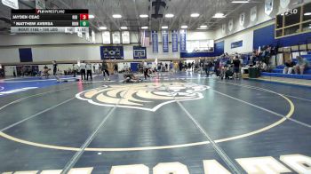 190 lbs Semifinal - Jayden Ceac, Red Roots Wrestling Club vs Matthew Aversa, Iron Faith