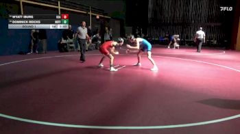 120 lbs Round 1 - Wyatt Iburg, Clear Creek-Amana vs Dominick Reicks, NH/TV