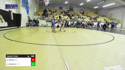 170 lbs Quarterfinal - Sonora Reece, Broken Arrow Girls HS vs Jaylee Sanders, Oologah