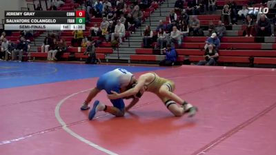 107 lbs Semifinal - Jeremy Gray, Connellsville vs Salvatore Colangelo, Franklin Regional