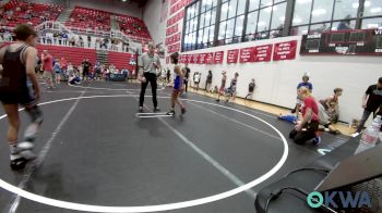 80 lbs Quarterfinal - Eddie Kellogg, Smith Wrestling Academy vs Kysen Hughes, Ark City Takedown