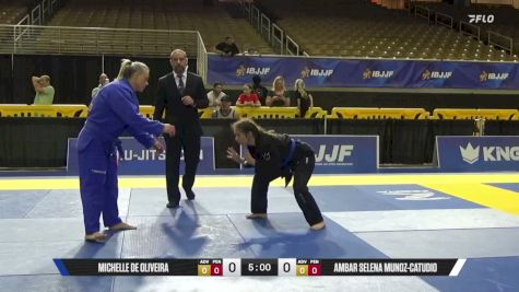 Ambar Selena Munoz-Catudio vs Michelle De Oliveira 2026 Pan Jiu Jitsu IBJJF Championship