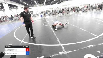 80 kg Rr Rnd 1 - Aryanna Campbell, Pursuit vs Arina Manrique, Fremont Warriors