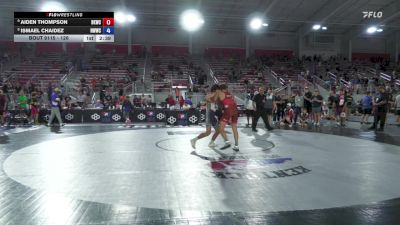 126 lbs Champ. Round 2 - Aiden Thompson, Bad Karma Wrestling Club vs Ismael Chaidez, New Wave Wrestling Club