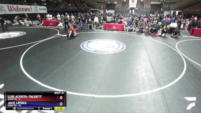 138 lbs Round 3 (16 Team) - Luie Acosta-Tackett, KCWA-FR vs Jace Lipska, SAWA-FR