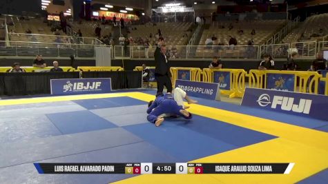 Isaque Araujo Souza Lima vs Luis Rafael Alvarado Padin 2025 Pan Jiu Jitsu IBJJF Championship