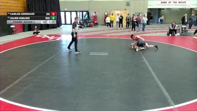 141 lbs Champ. Round 2 - Carlos Gonzalez, Grand View vs Julien Kimling, Fort Hays State