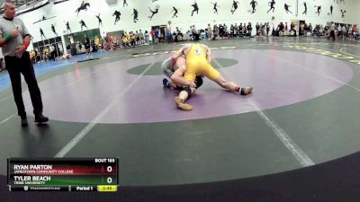 141 Freshman/Soph Cons. Round 2 - Tyler Beach, Trine University vs Ryan Parton, Jamestown Community College