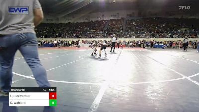 94 lbs Round Of 32 - Landon Dickey, Pawhuska vs Cordeus Wahl, Bristow