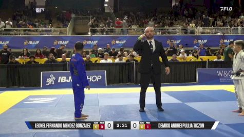 DeMiko Andrei Pullia Ticzon vs Leonel Fernando Mendez Gonzalez 2026 Pan Kids Jiu-Jitsu IBJJF Championship