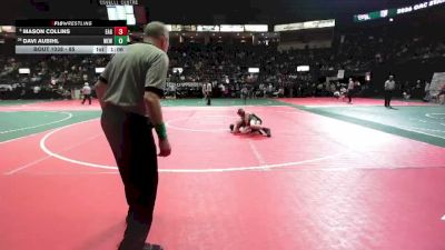 85 lbs Champ. Round 1 - Mason Collins, EAG2 vs Davi Aubihl, WEWA