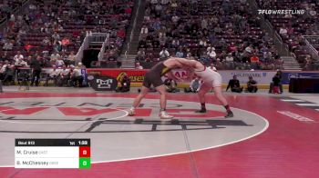 285 lbs Semifinal - Matthew Cruise, Easton vs Billy McChesney, Greensburg Salem