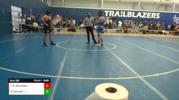 157 lbs 9th Place Match - Ryan Gonzales, Dodge City vs Dave Sample, Goddard