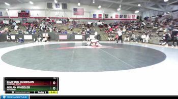 157 lbs Cons. Round 3 - Nolan Wheeler, Newberry vs Clayton Robinson, Chadron State