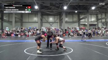 145 lbs Cons. Round 1 - Maleah Shinette, Goodland Wrestling Club vs Ally Burgos, Silver Lake