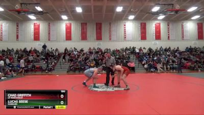 190 lbs Quarterfinal - Lucas Seese, Hubbard vs Chad Griffith, Cf Northwest