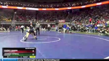 1 lbs Quarterfinal - Garret Rinken, Nashua-Plainfield vs Andrew Kimball, Don Bosco