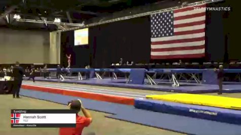 Hannah Scott - Tumbling, TEG - 2021 USA Gymnastics Championships