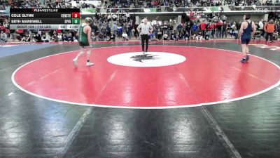 113 lbs Round Of 16 - Cole Glynn, Central Catholic vs Seth Markwell, Springfield