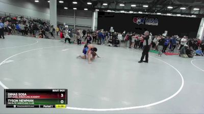 144 lbs Cons. Round 6 - Dimas Sosa, NXT Level Wrestling Academy vs Tyson Newman, MN Elite Wrestling Club