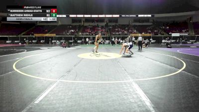 174 lbs Semifinal - Nurrideen Ahmad-Statts, Williamson Trade vs Matthew Riehle, Hillsdale