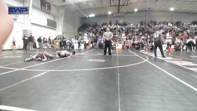 75 lbs Round Of 16 - Braxton Lemmons, Barnsdall Youth Wrestling vs Joseph Kidwell, Raw Wrestling Club