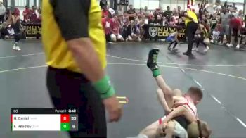 60 lbs Quarterfinals (8 Team) - Fletcher Headley, Steel Valley vs Hayes Daniel, Backyard Brawlers