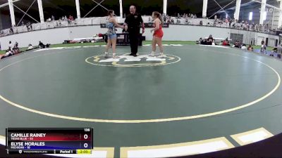 136 lbs Round 1 (4 Team) - Camille Rainey, Texas Blue vs Elyse Morales, Michigan