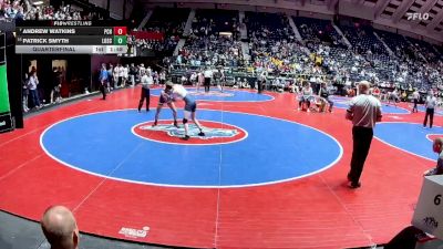 2A-132 lbs Quarterfinal - Andrew Watkins, Pierce County HS vs Patrick Smyth, Lovett School