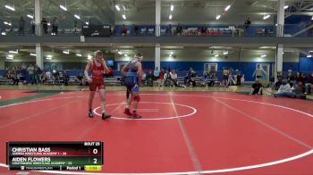 140 lbs Round 4 (16 Team) - Aiden Flowers, Contenders Wrestling Academy vs Christian Bass, Askren Wrestling Academy 1