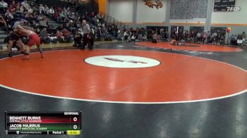 N-17 lbs Semifinal - Jacob Majerus, Hawkeye Wrestling Academy vs Bennett Burns, Central Little Warriors